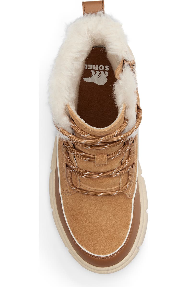 SOREL Kids' Explorer III Waterproof Boot, Alternate, color, Tawny Buff/ Bleached Ceramic