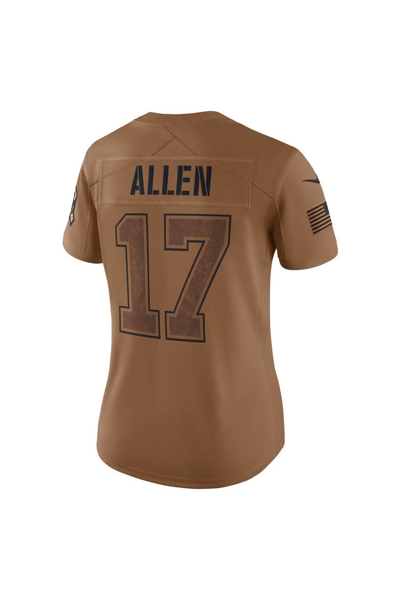 Women's Nike Josh Allen Brown Buffalo Bills 2023 Salute To Service Limited Jersey, Alternate, color, Brown