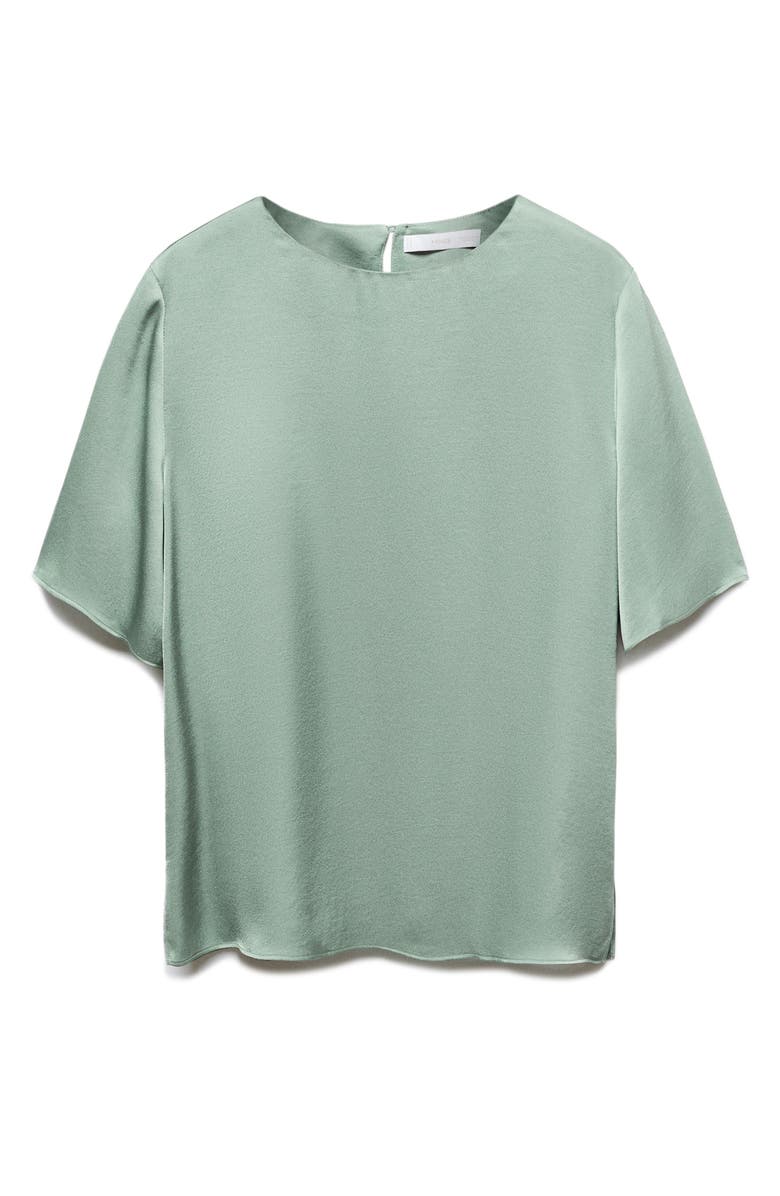 MANGO Massim Satin Top, Alternate, color, 