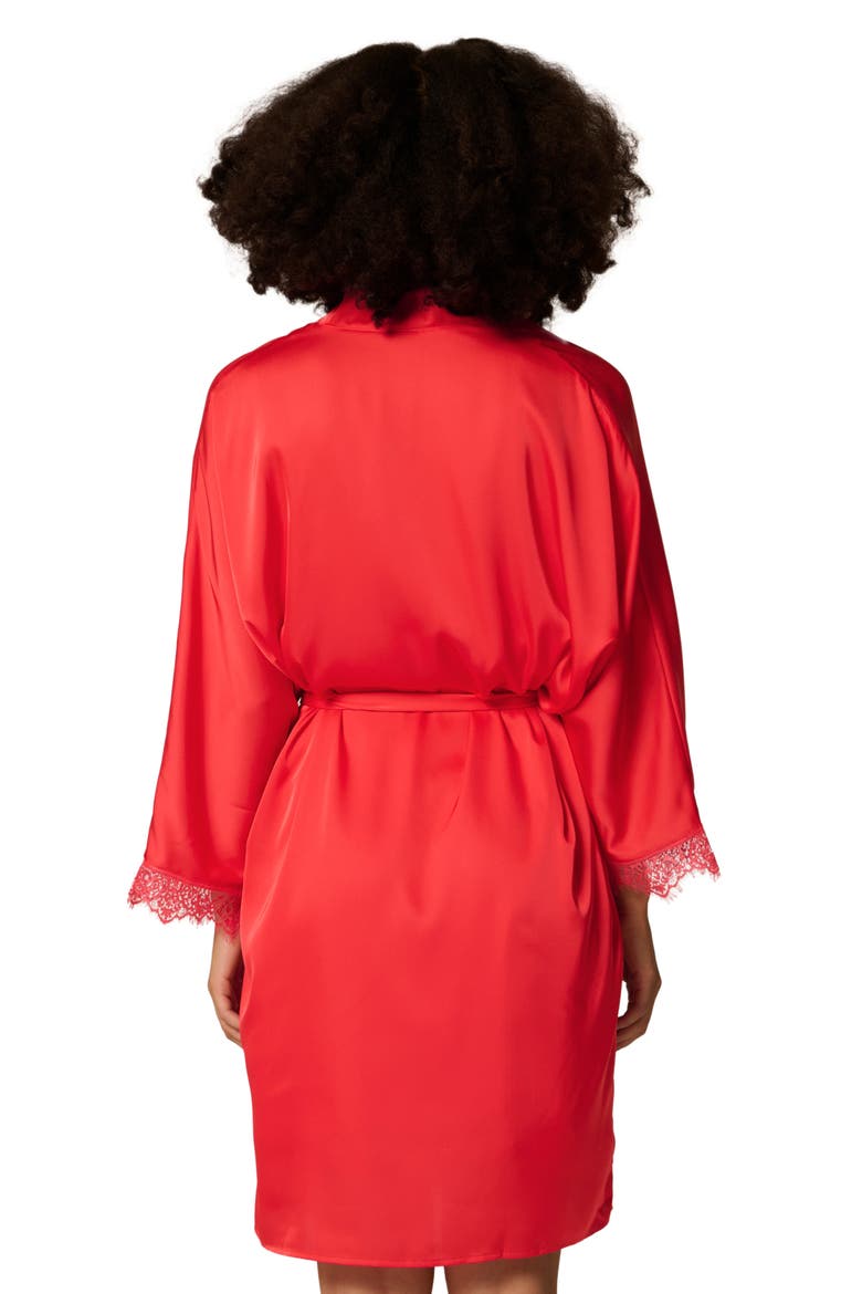 Satin Secrets Wrap, Alternate, color, FLAMINGO