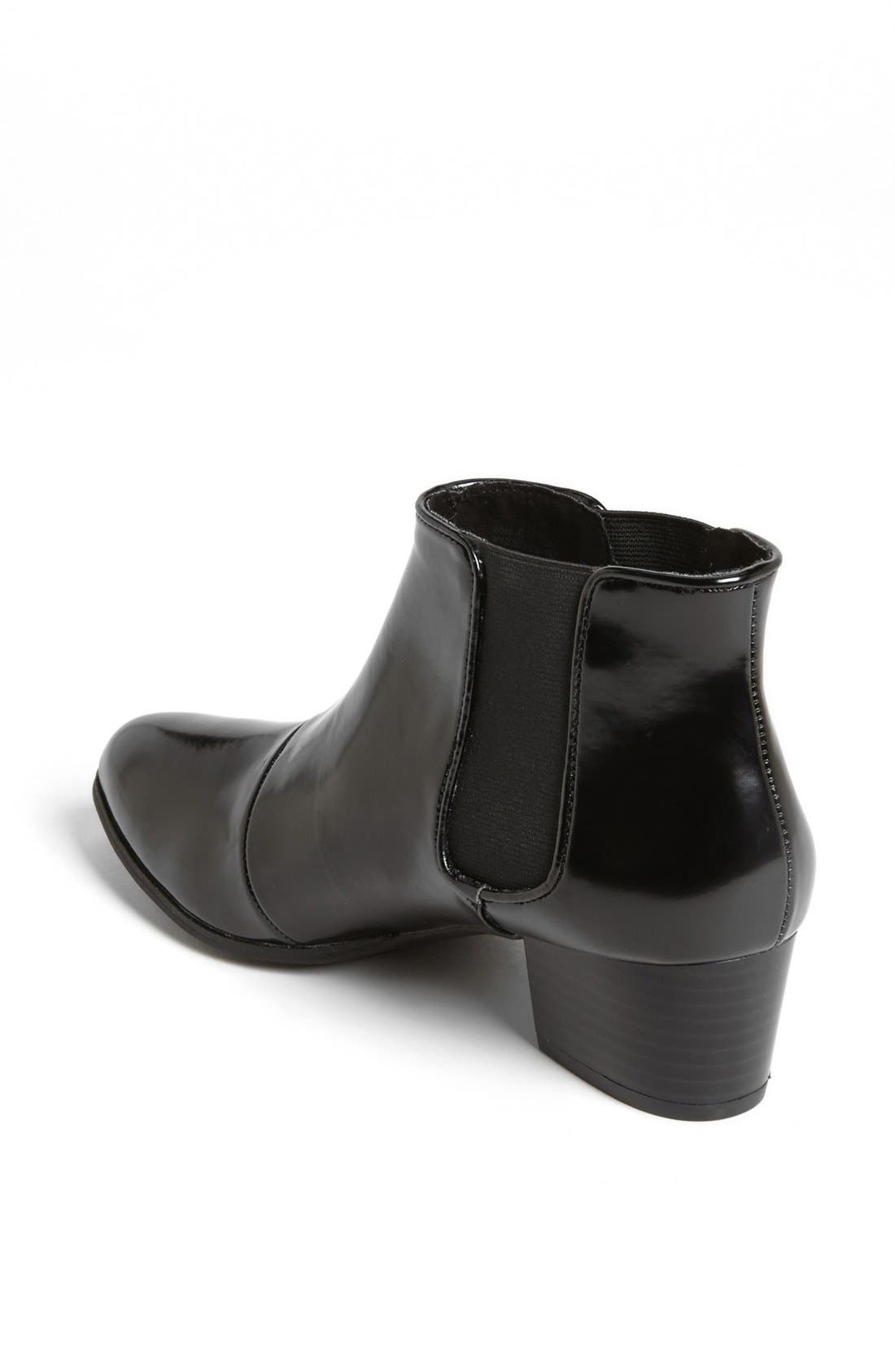 'Porto' Bootie, Alternate, color, BLACK