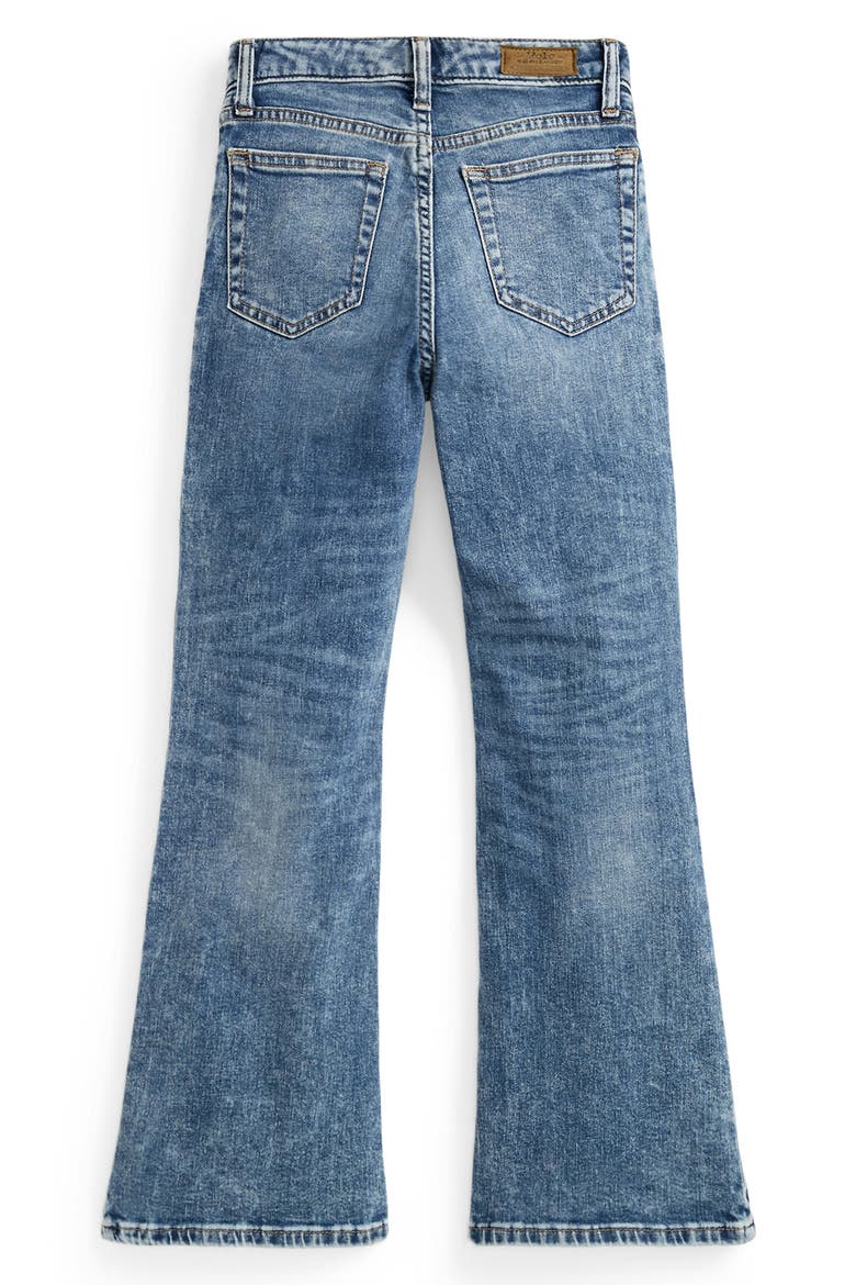 Kids' Flare Leg Jeans, Alternate, color, BLUE