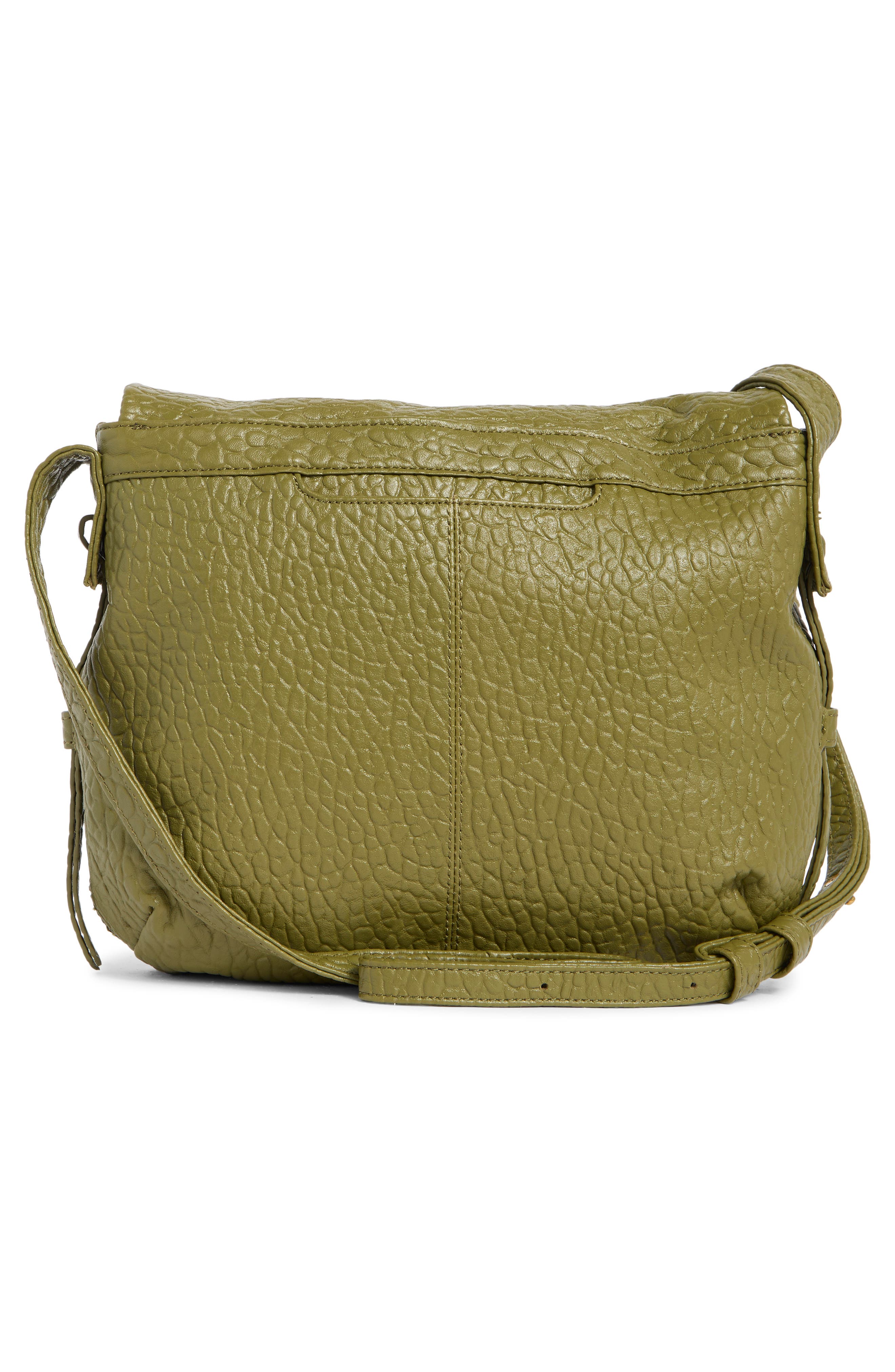HOBO Bonita Leather Messenger Bag, Alternate, color, Green