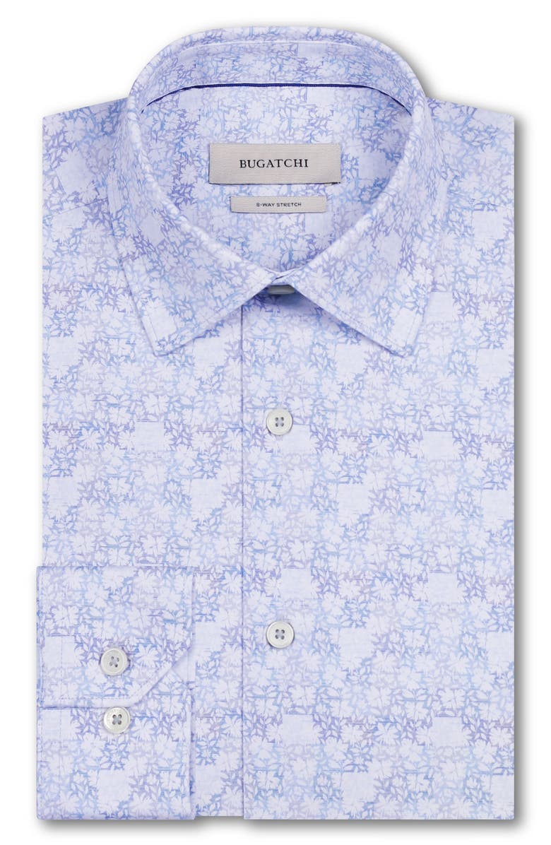 Bugatchi James OoohCotton<sup>®</sup> Floral Button-Up Shirt, Alternate, color, Lilac