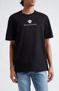 Versace Medusa Embroidered Cotton T-Shirt