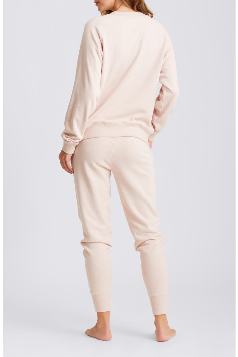 So Soft Fleecy Organic Cotton Pajamas, Alternate, color, PINK