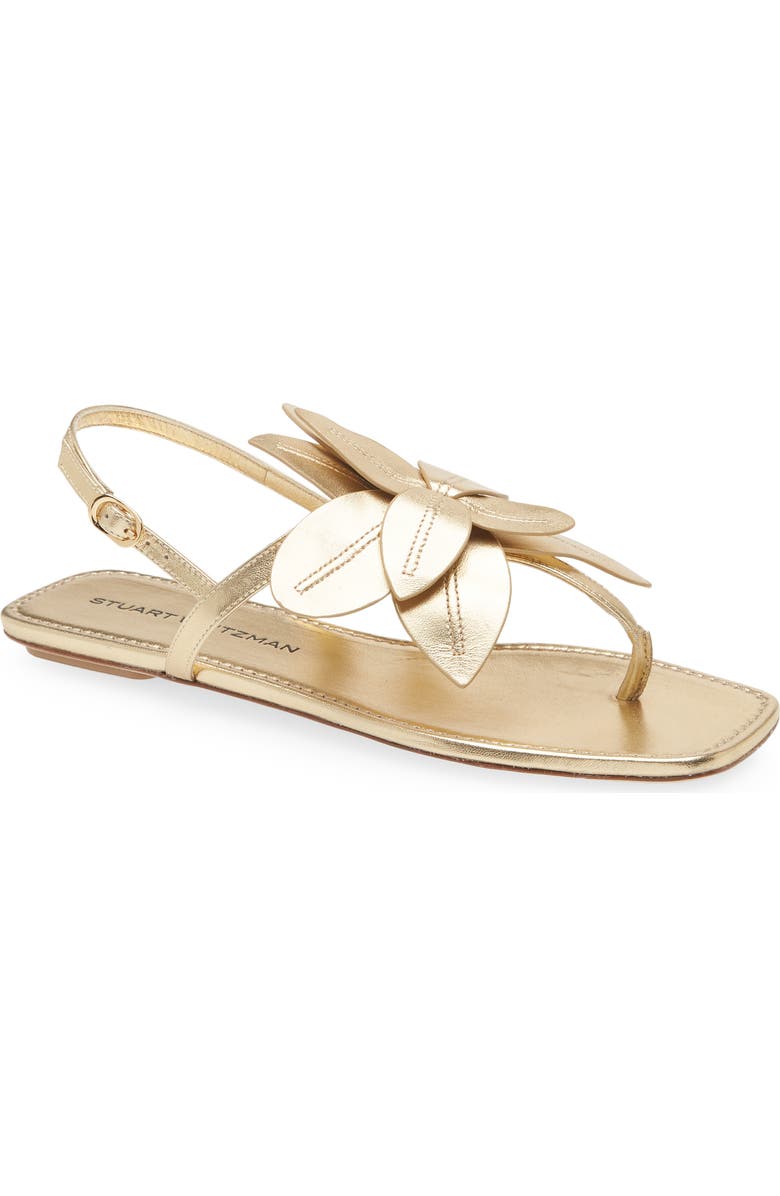 Stuart Weitzman Paradise Slingback Sandal, Main, color, Golden