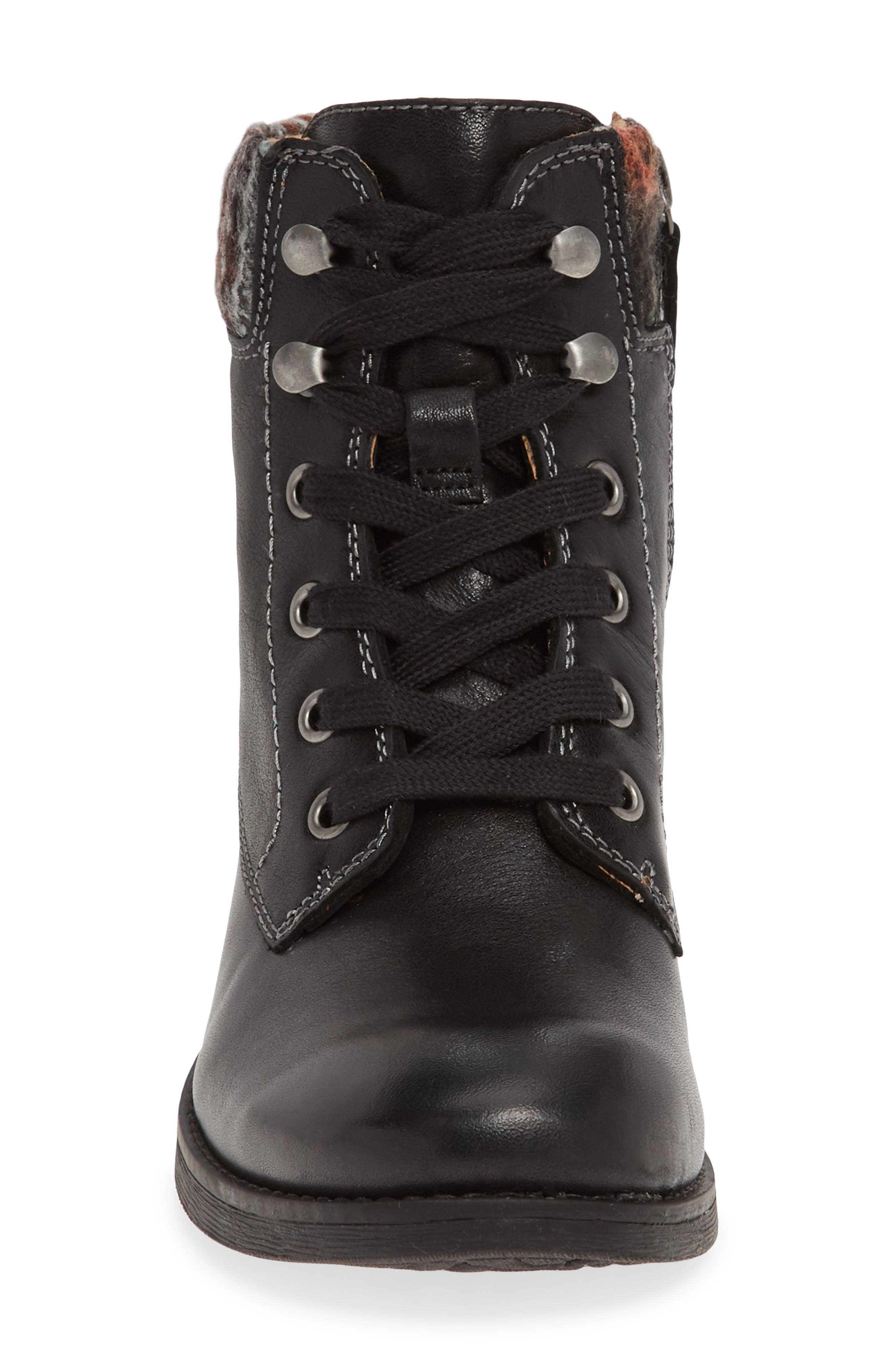 Comfortiva Trenton Knit Collar Waterproof Bootie, Alternate, color, 