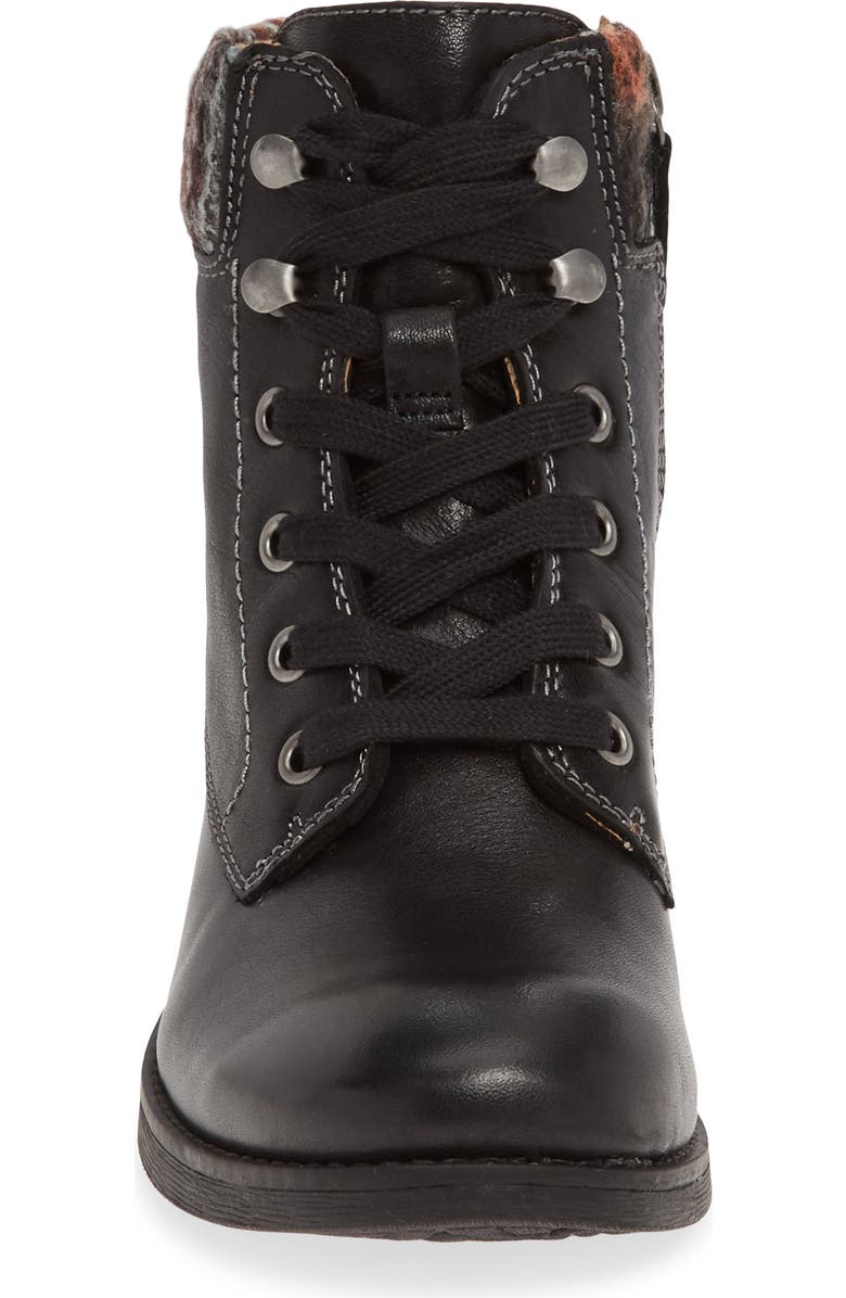 Comfortiva Trenton Knit Collar Waterproof Bootie, Alternate, color,