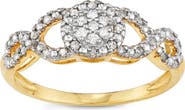 FZN 10K Gold Diamond Ring