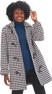 Jessica London Hooded Toggle Wool Coat