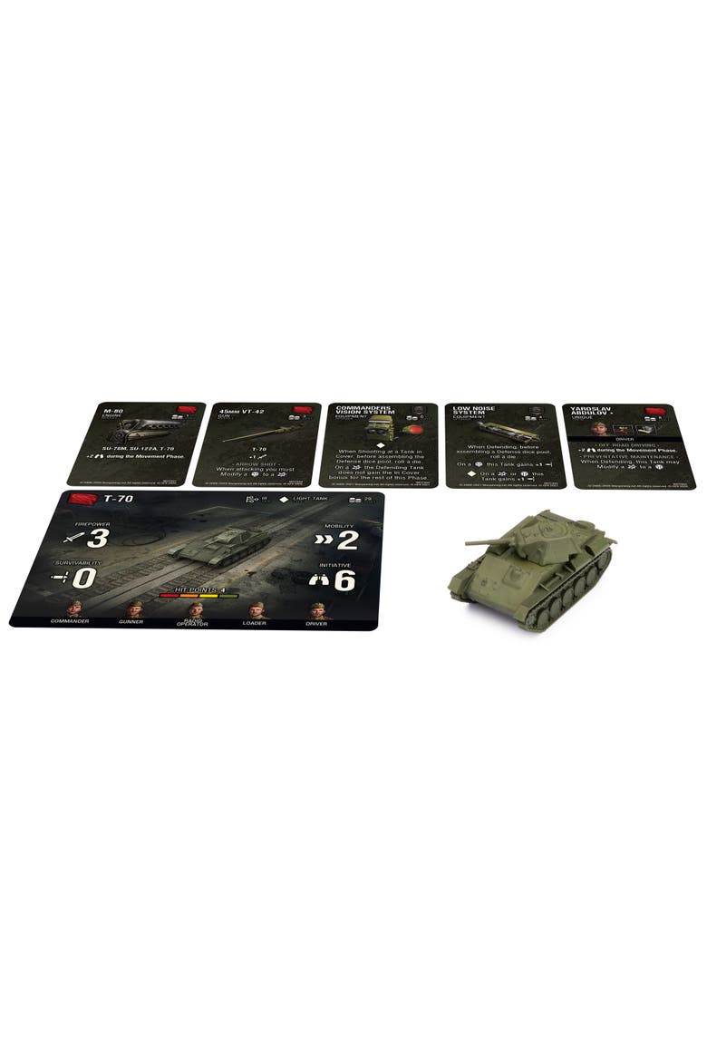 Wave 6 Tank Soviet T70 Light Tank, Alternate, color, Multicolored