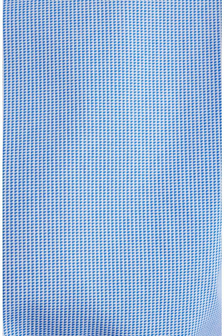 Paris Modern Fit Light Blue Geometric Print Cotton Dress Shirt, Alternate, color, BLUE