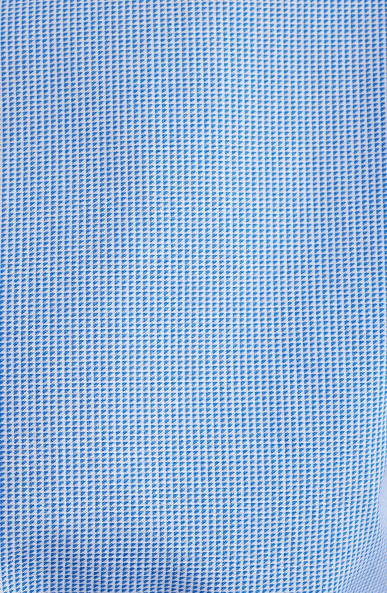 DANIEL HECHTER Paris Modern Fit Light Blue Geometric Print Cotton Dress Shirt, Alternate, color,