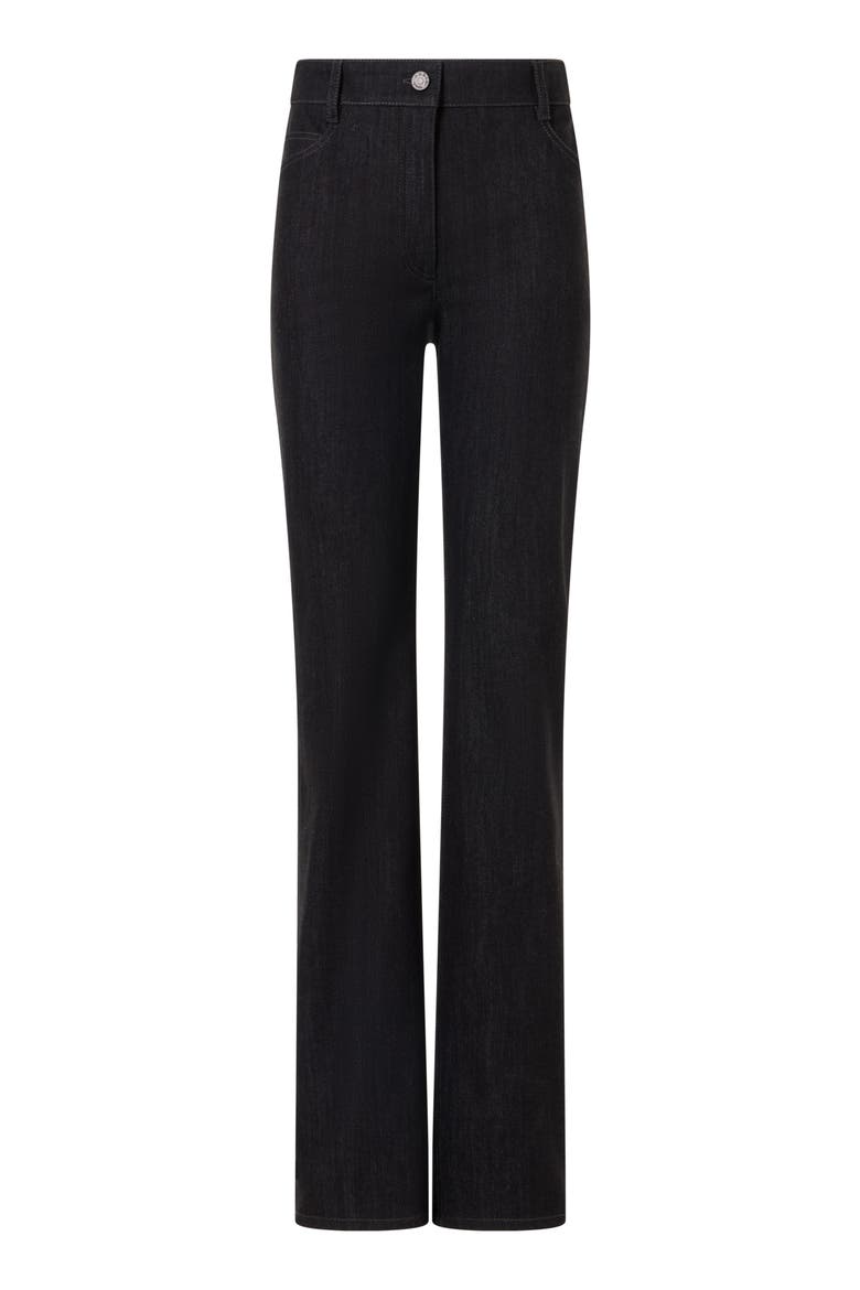 Chess Straight Leg Jeans, Alternate, color, BLACK DENIM