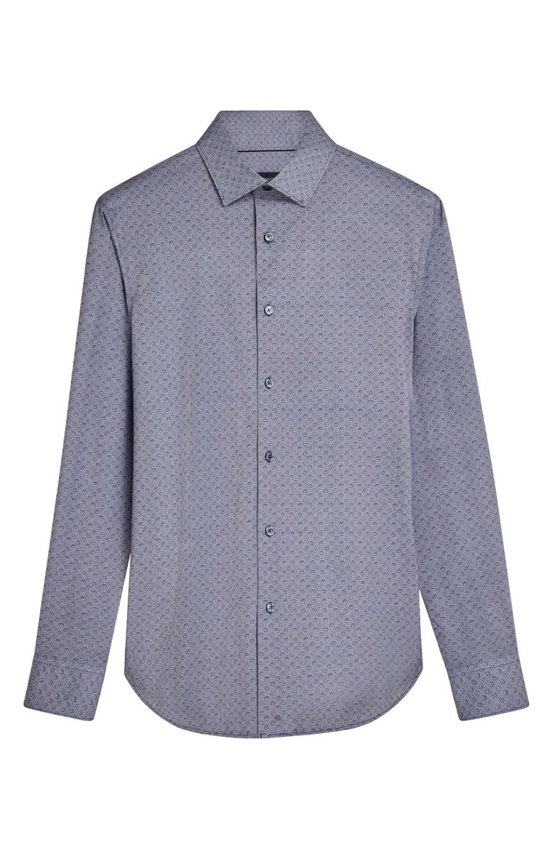 Bugatchi James OoohCotton<sup>®</sup> Geometric Floral Button-Up Shirt, Alternate, color,