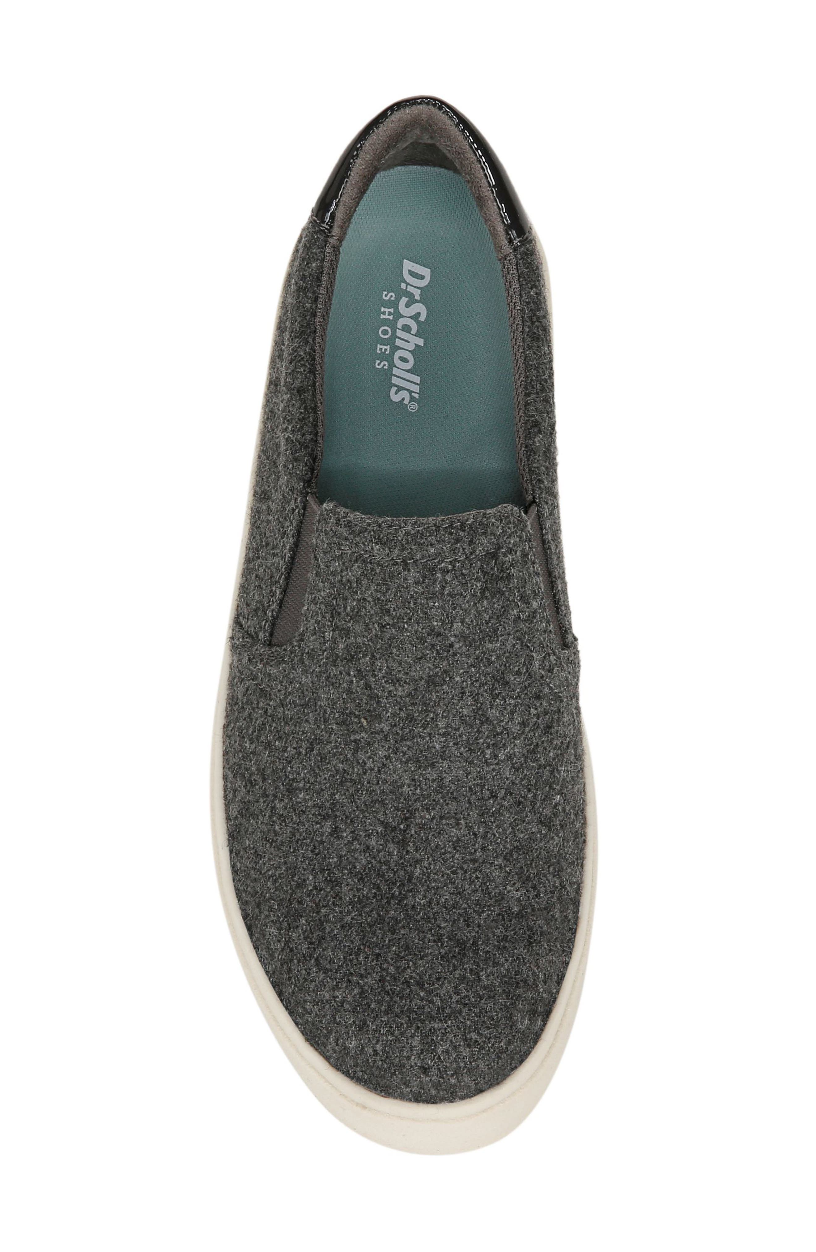 Dr. Scholl's Madison Leopard Slip-On Sneaker, Alternate, color, Charcoal Fabric