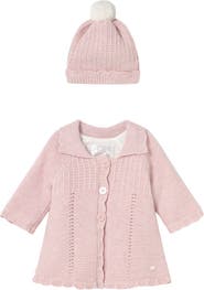 Mayoral Knit Coat with Hood
