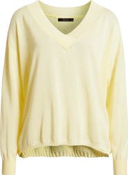 DELUC Cefalonia Drop Shoulder Semisheer Cotton Blend Sweater