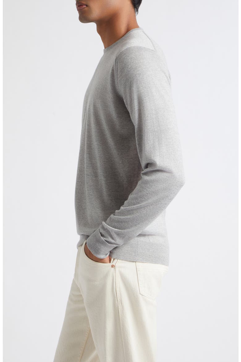 Marcus Virgin Wool Crewneck Sweater, Alternate, color, NIMBUS