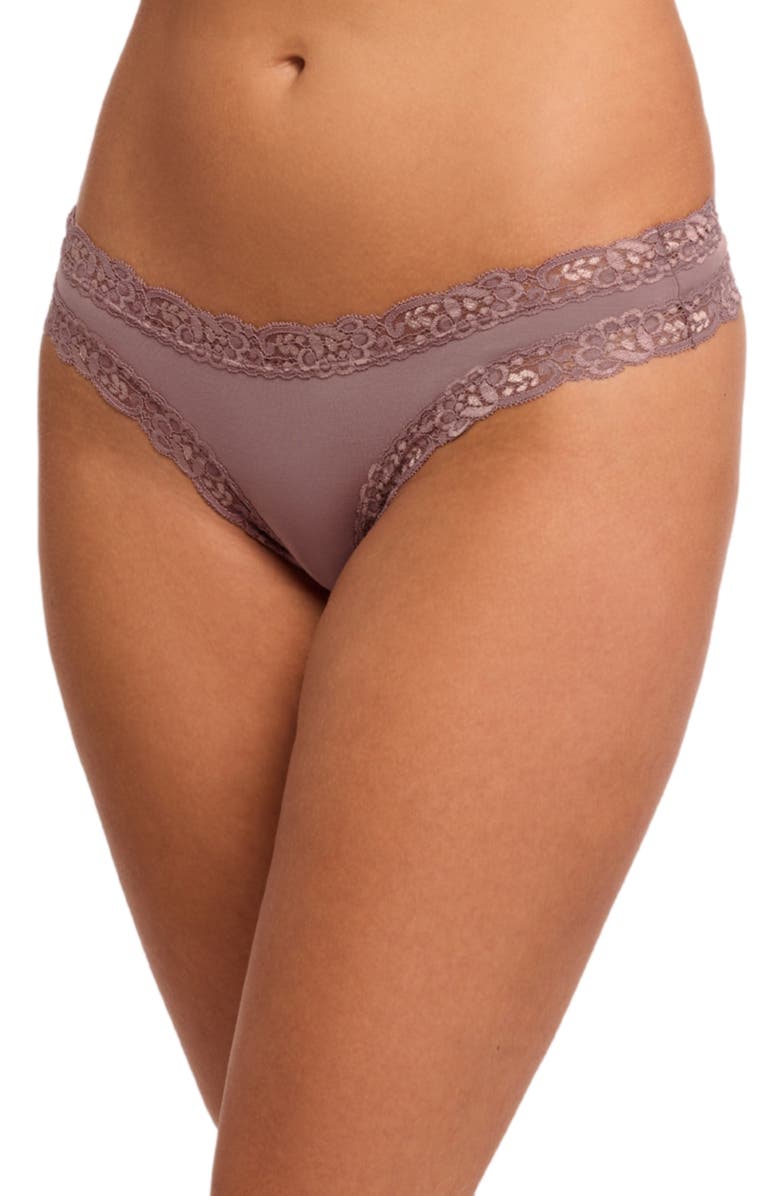 Fleur't Iconic Thong, Main, color, Cappuccino