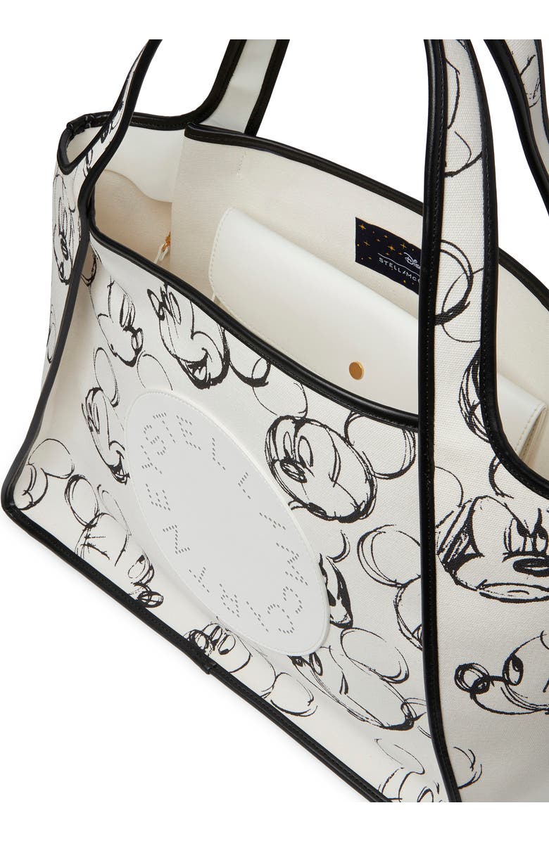 Stella McCartney x Disney Fantasia Mickey Print Cotton Tote, Alternate, color,