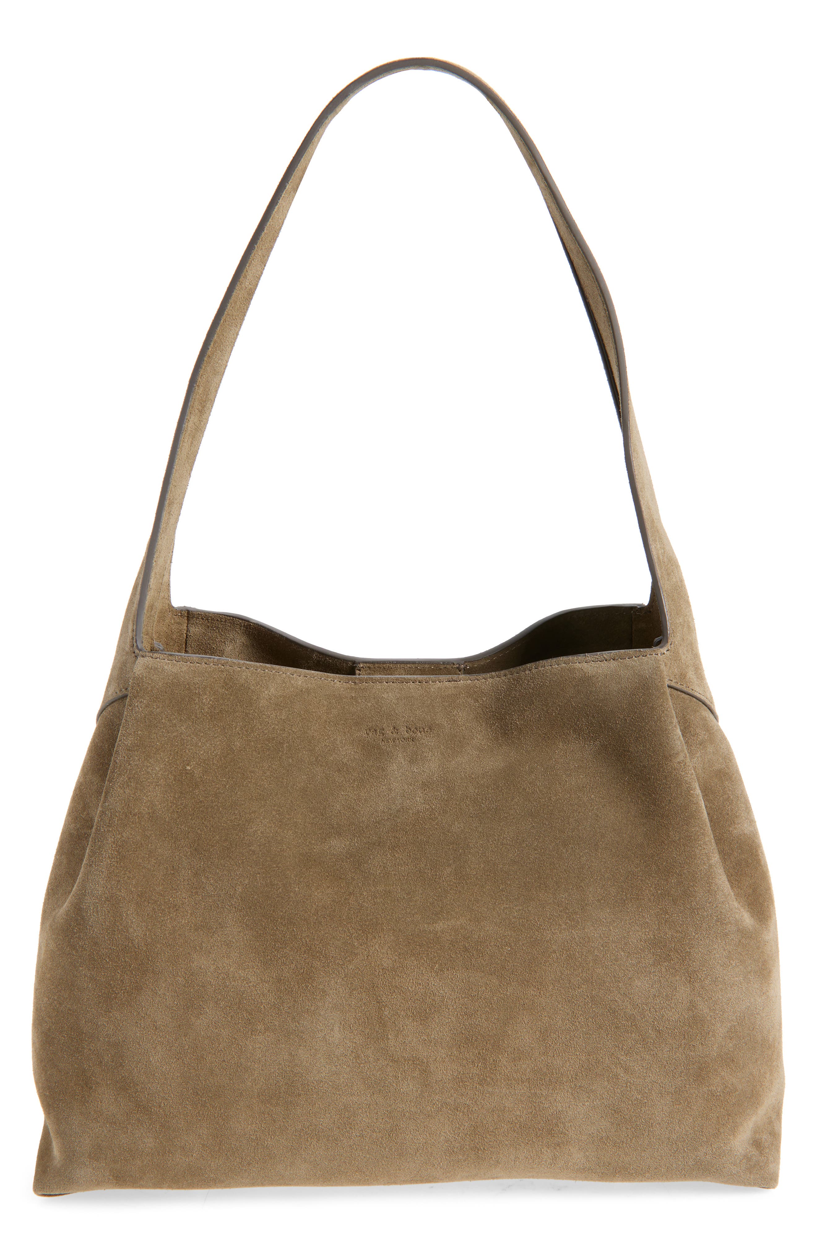 rag & bone Slade Suede Tote, Main, color, 