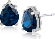 CZ by Kenneth Jay Lane Pear Cut Cubic Zirconia Stud Earrings