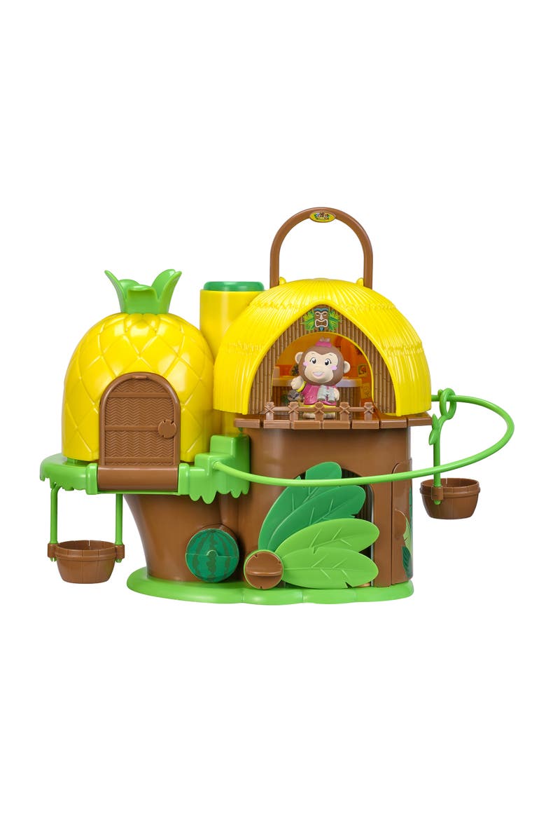 Tropical House Treehouse Playset, Alternate, color, Multicolored