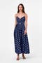 selected Navy Polka Dot