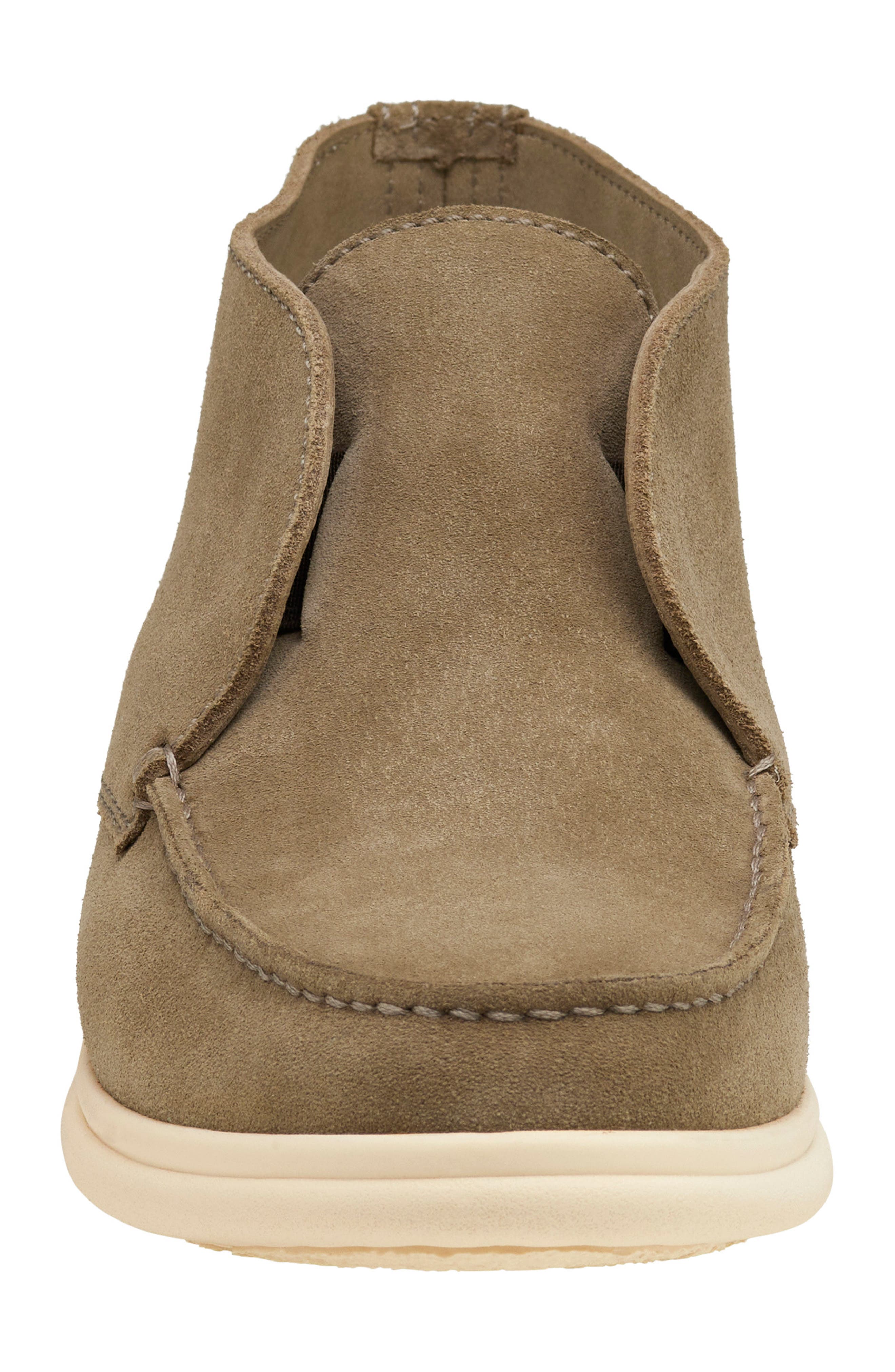 JOHNSTON & MURPHY COLLECTION Marlow Laceless Chukka Boot, Alternate, color, Taupe English Suede