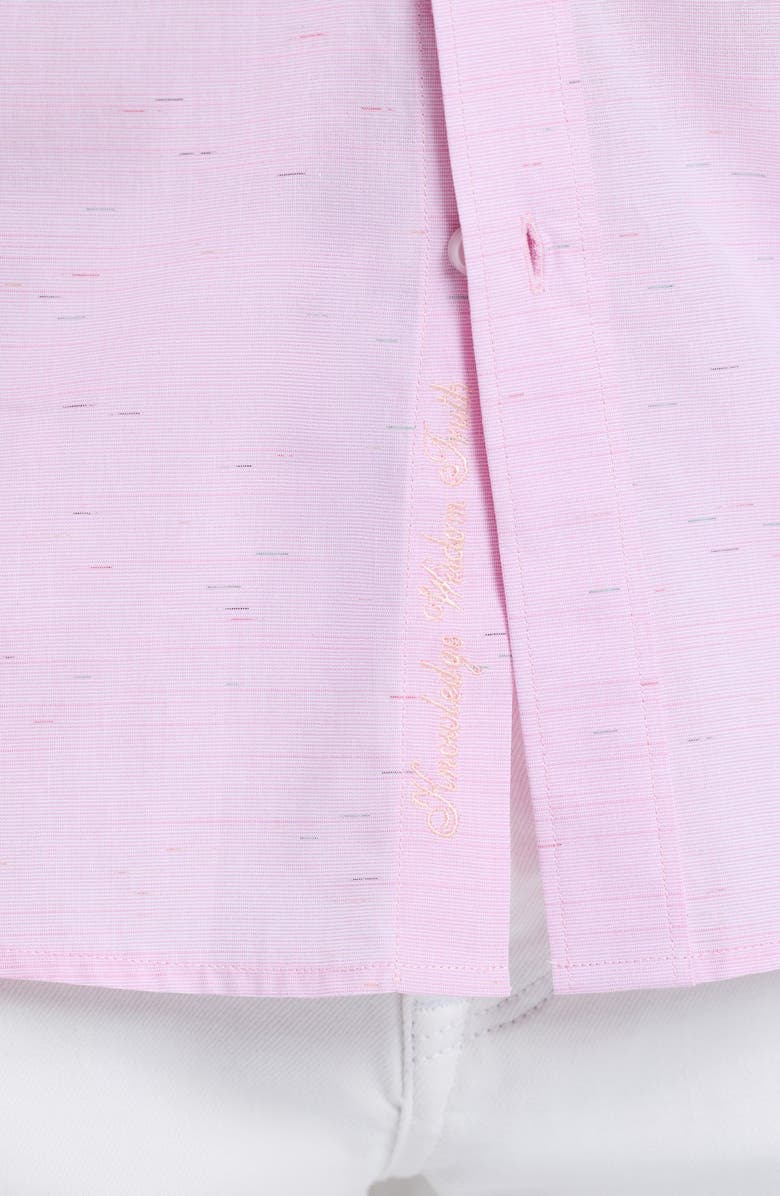 Robert Graham Avondale Cotton Button-Up Shirt, Alternate, color, Light Pink