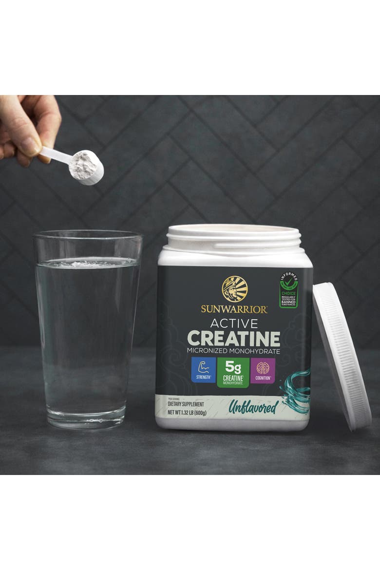 Active Creatine Monohydrate Powder, Alternate, color, Unflavored, 600g
