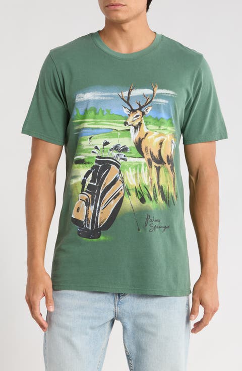 Palm Springs Deer Graphic T-Shirt