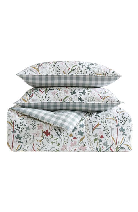 Woodland Forest Cotton Reversible Comforter Set