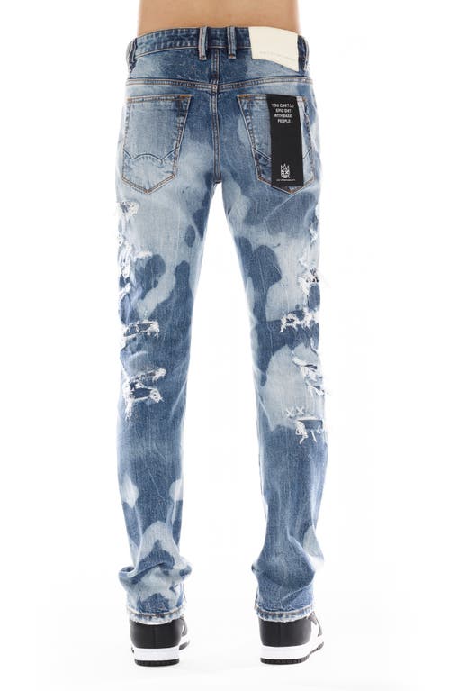 Cult Of Individuality Rocker Ripped Bleached Slim Fit Jeans