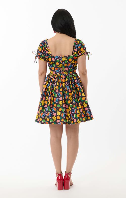 Unique Vintage Dakota Fit & Flare Dress In Multi
