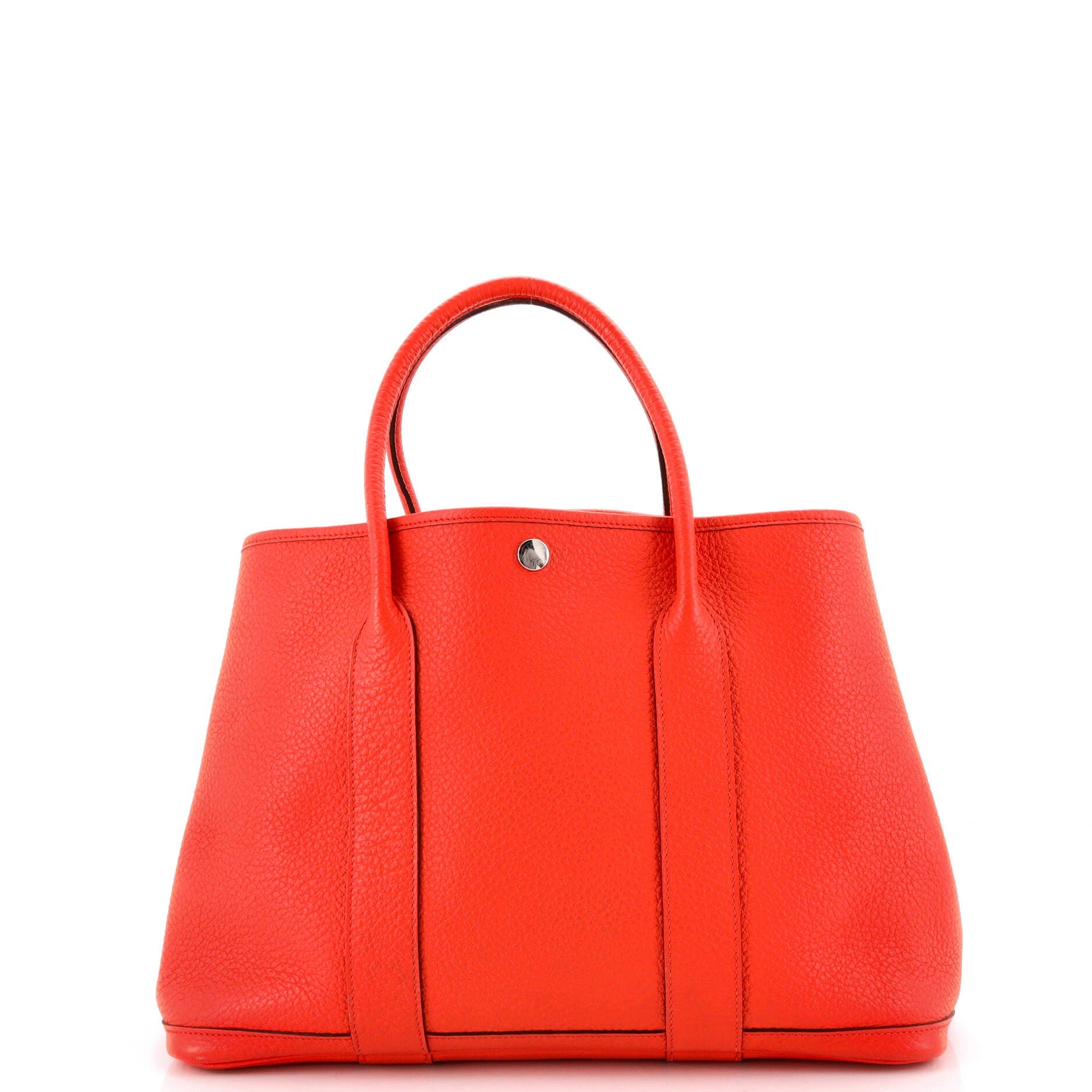 Garden Party Tote Leather 36, Alternate, color, Orange