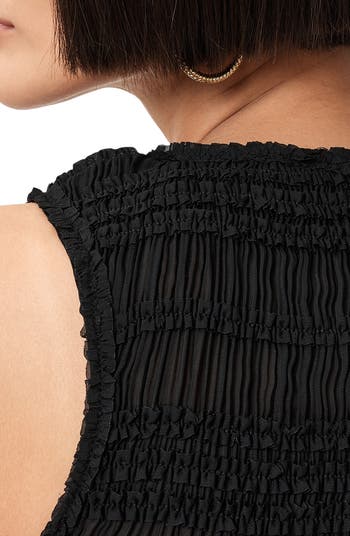 Marion Pleated Sleeveless Top