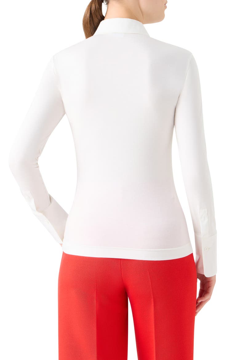 Classic Fitted Button-Up Shirt, Alternate, color, CREAM