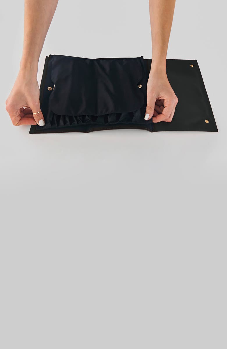 KUSSHI Brush Organizer Clutch, Alternate, color, Black