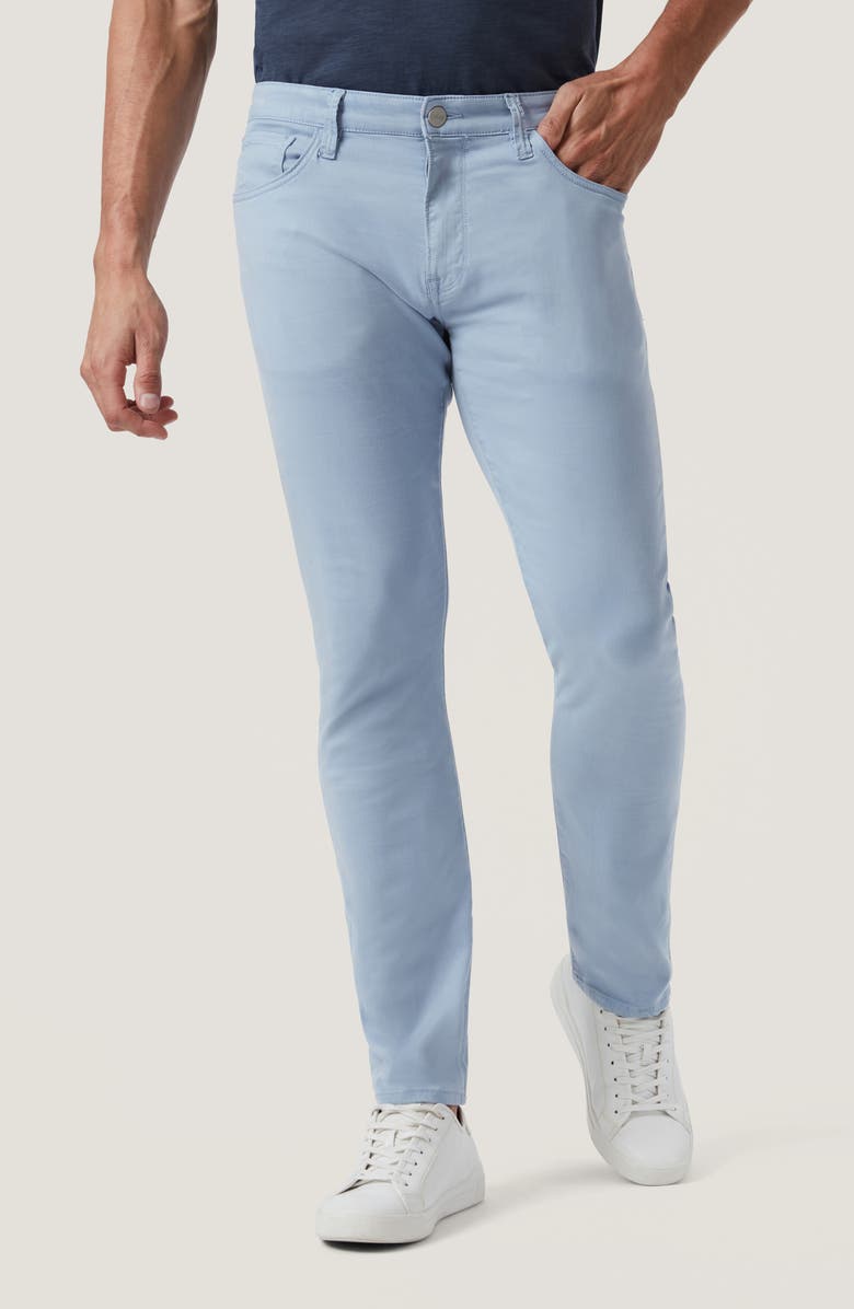 34 Heritage Cool Tapered Slim Fit Twill Pants, Main, color, Sky Twill