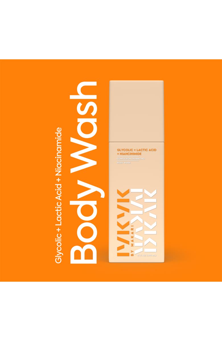 Makari de Suisse Glycolic + Lactic Acid + Niacinamide Body Wash, Alternate, color, NO COLOR
