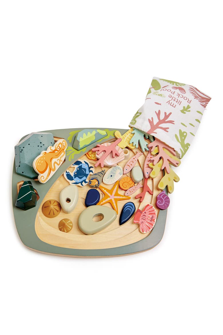 My Little Rock Pool Wooden Playset, Alternate, color, MULTI