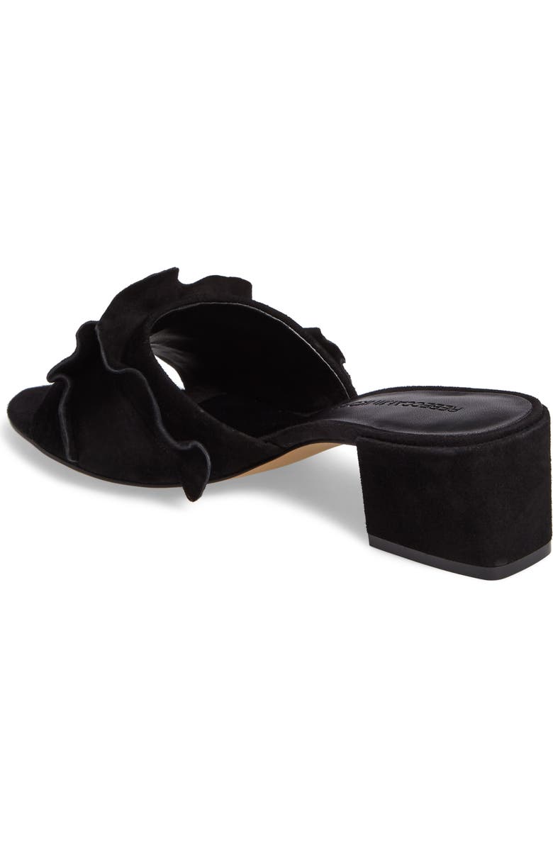 Rebecca Minkoff Isabelle Ruffle Mule Sandal, Alternate, color,