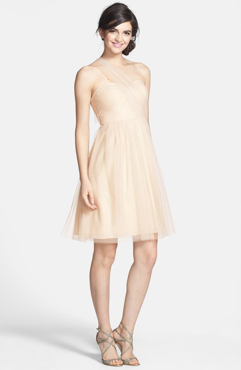 Jenny Yoo Wren Convertible Tulle Fit & Flare Dress, Alternate, color, 