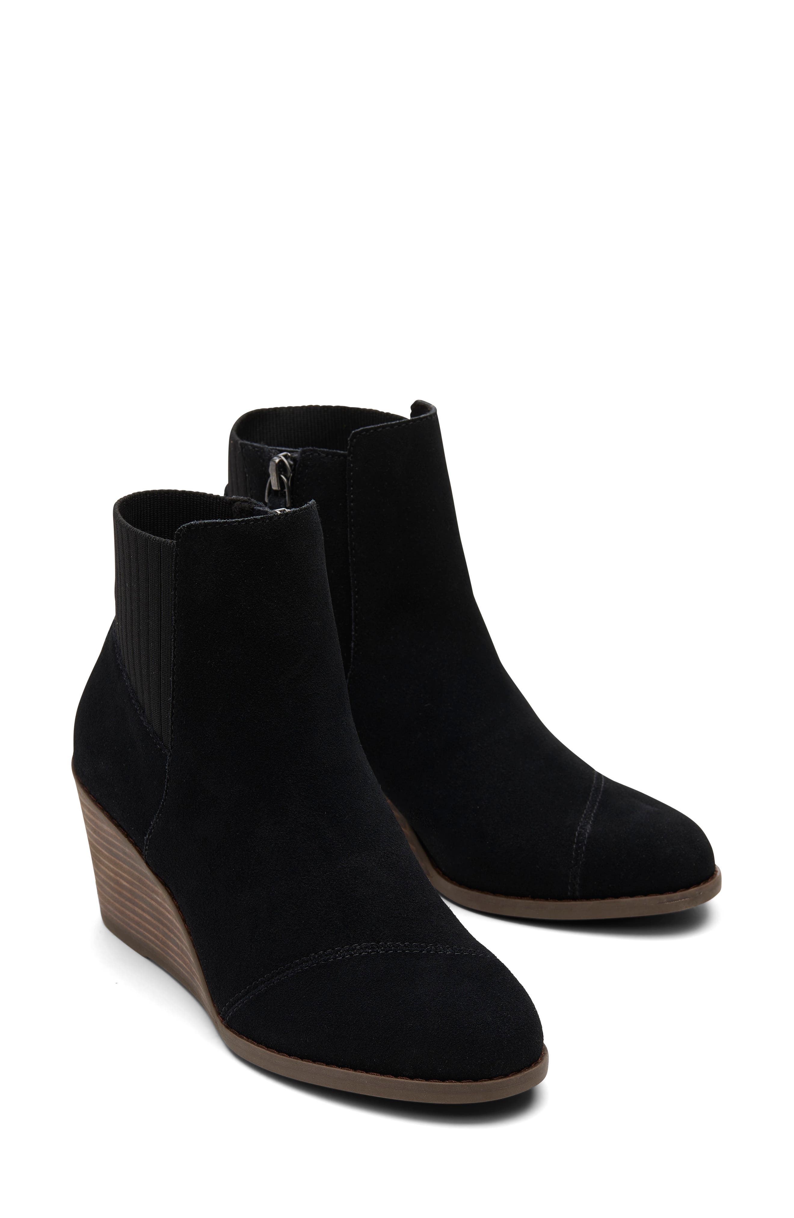 TOMS Suede Bootie, Main, color, 