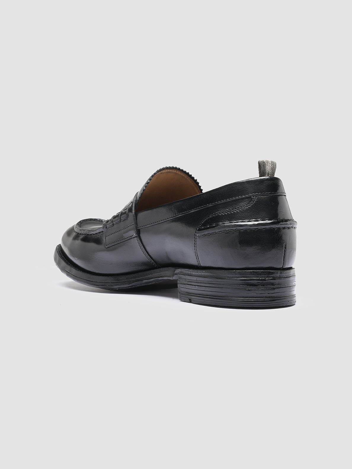 Officine Creative Balance 011 Leather Penny Loafers, Alternate, color, Black
