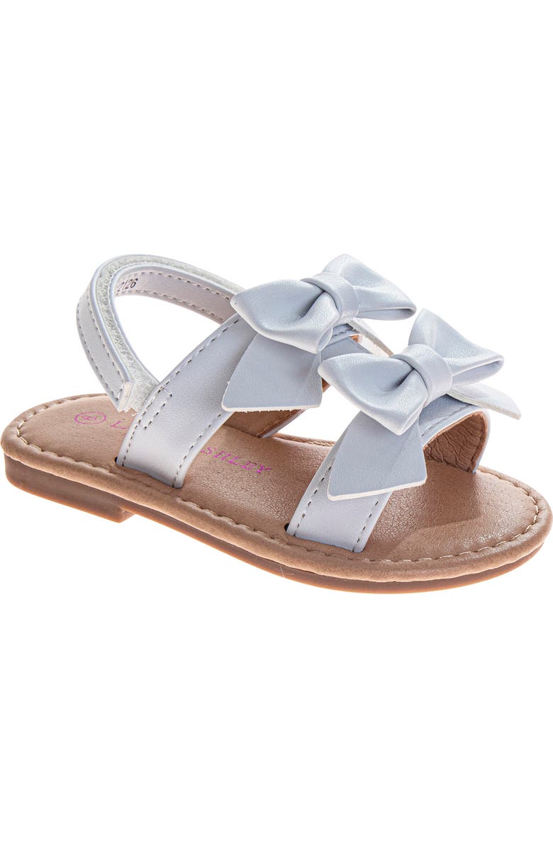 JOSMO Kids' Bow Sandal, Main, color, White