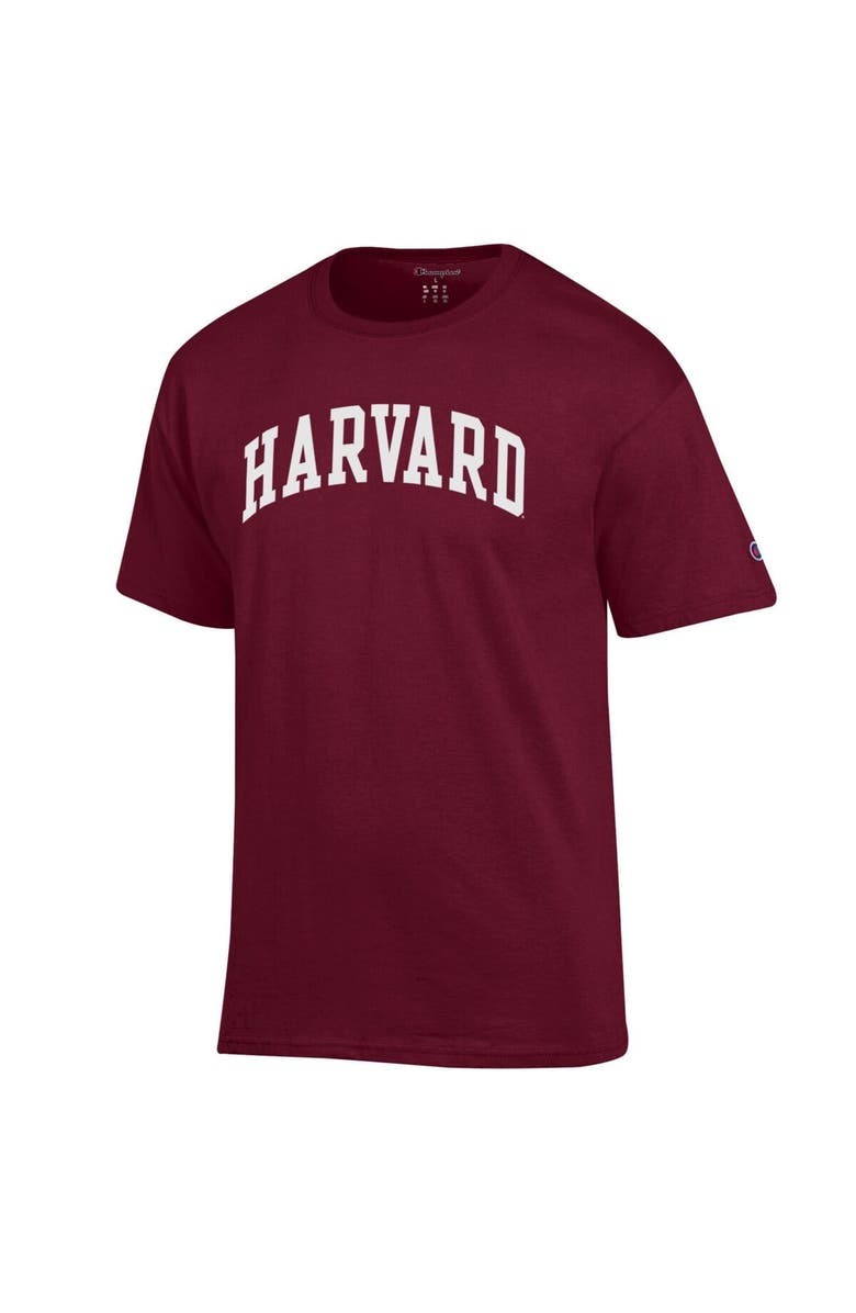 Champion Men's Champion Crimson Harvard Crimson Basic Arch T-Shirt, Alternate, color, Crimson
